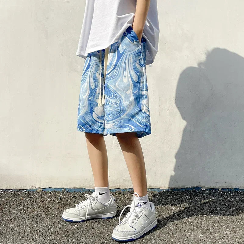 Streetwear Cool Comfort Vibrant Tie Dye Art Shorts