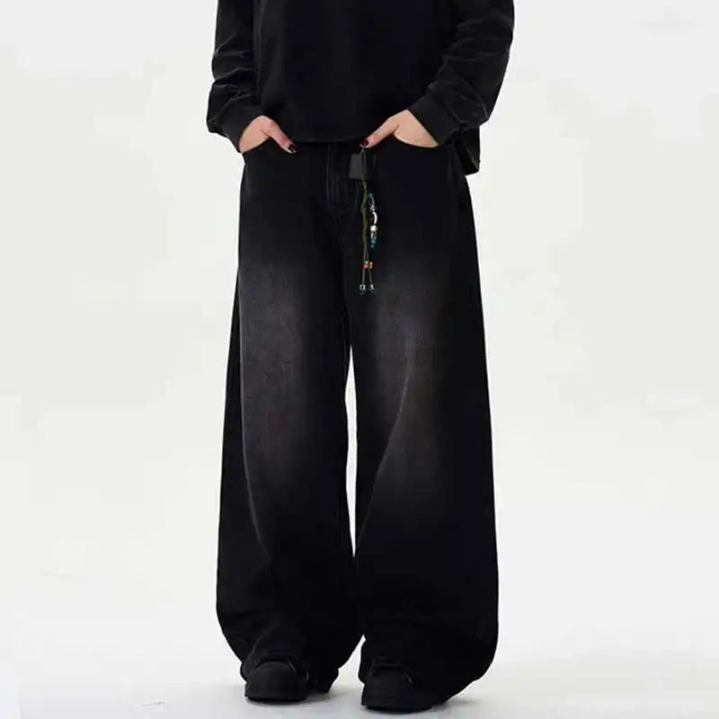Jeans classiques américains à jambes larges