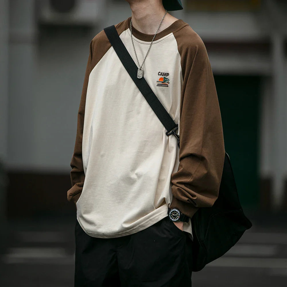 Campfire Oversized Long-sleeved T-shirt