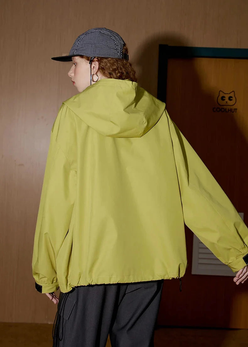 Amerikanischer Stil, Reißverschluss-Herbstwindjacke