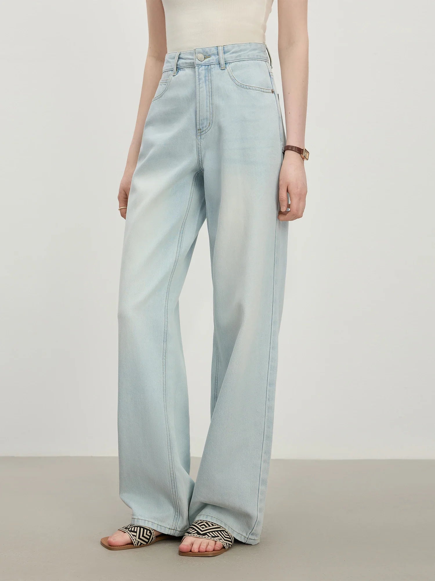 Women Cool Chic Minimalist High Waist Summer Jeans