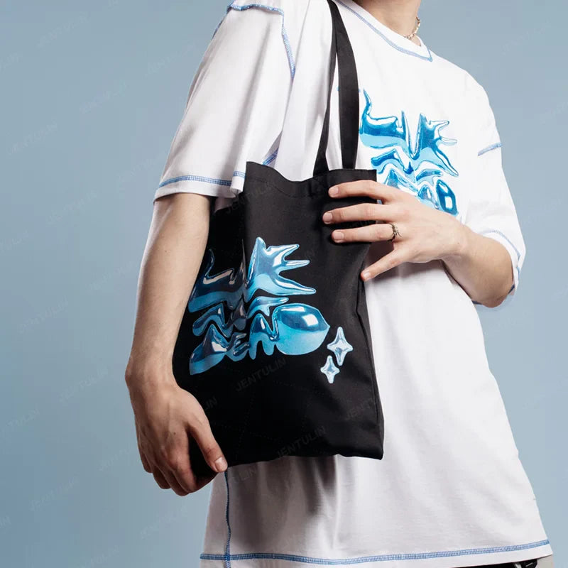 Sac cabas bandoulière imprimé amour punk cool