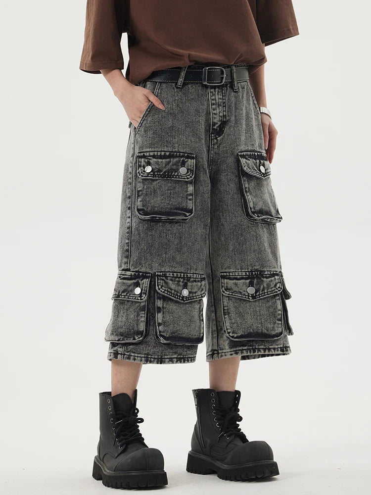 Strapazierfähige Cargo-Jorts mit vielen Taschen