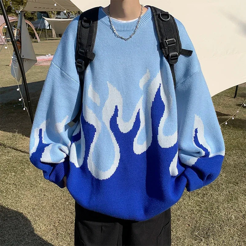 Pull en maille dégradée style streetwear