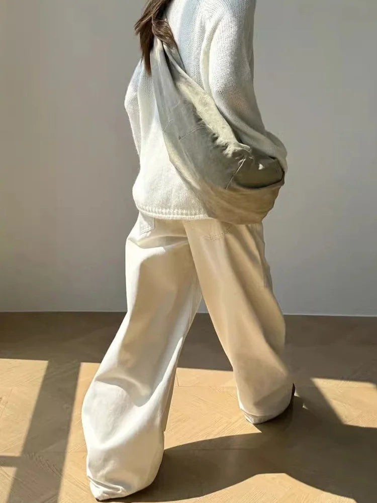 Utility Vibe High Waist Loose Straight Leg Jeans