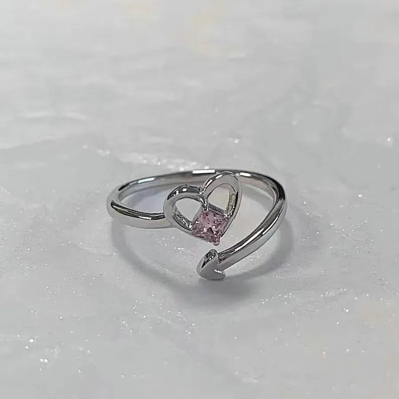 Heart Arrow Love Ring