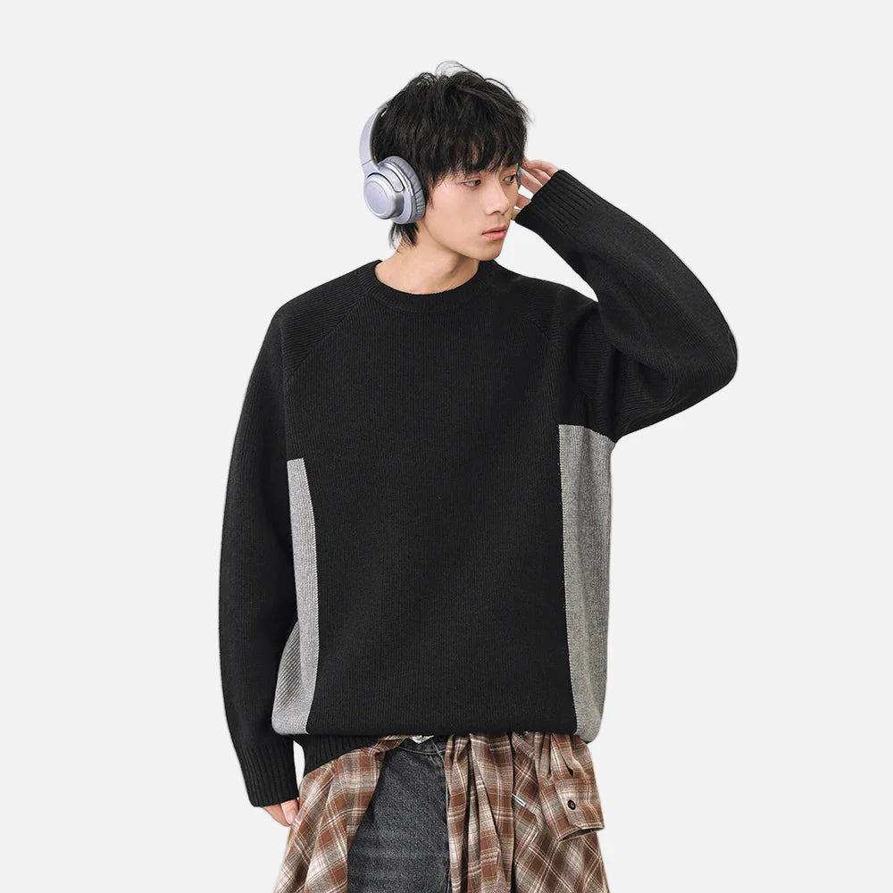 Pull en maille à col rond élégant