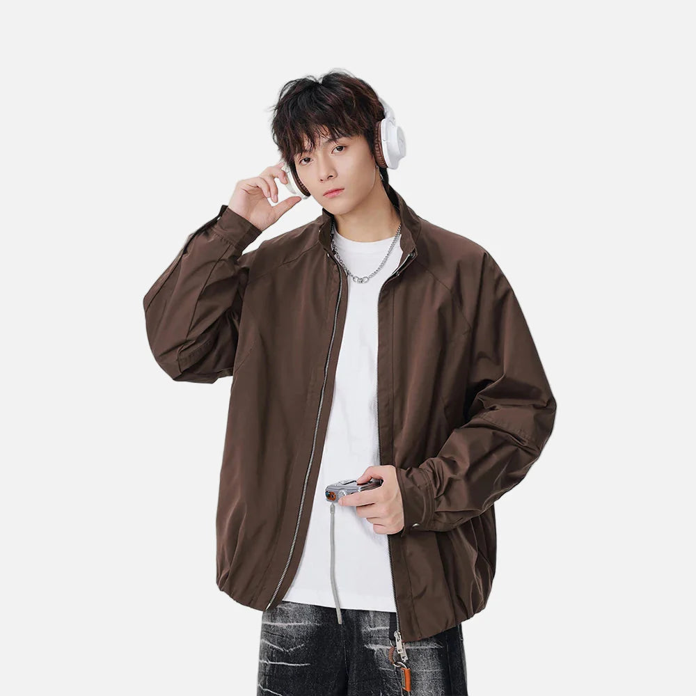 Retro-Winterjacke im stylischen, winddichten Design