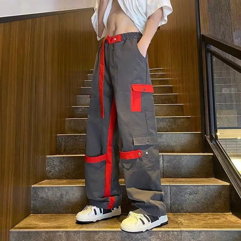 Streetwear Coole und bequeme Cargohosen mit elastischem Bund