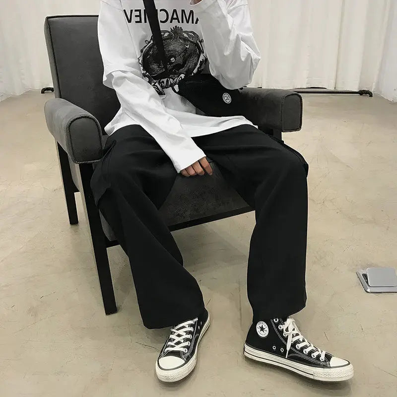 Vintage-Freizeit-Cargohose für Herren im Oversize-Stil