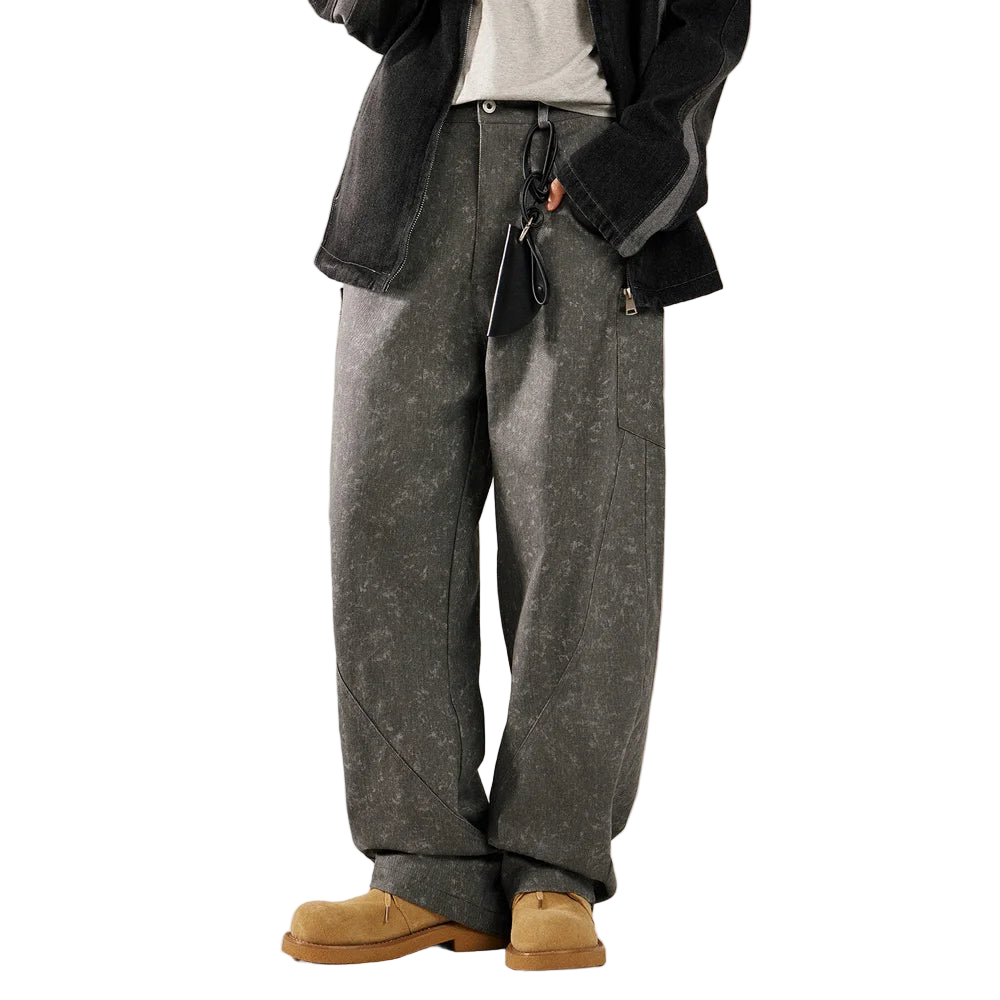 Japanese Vintage Wide-Leg Pants