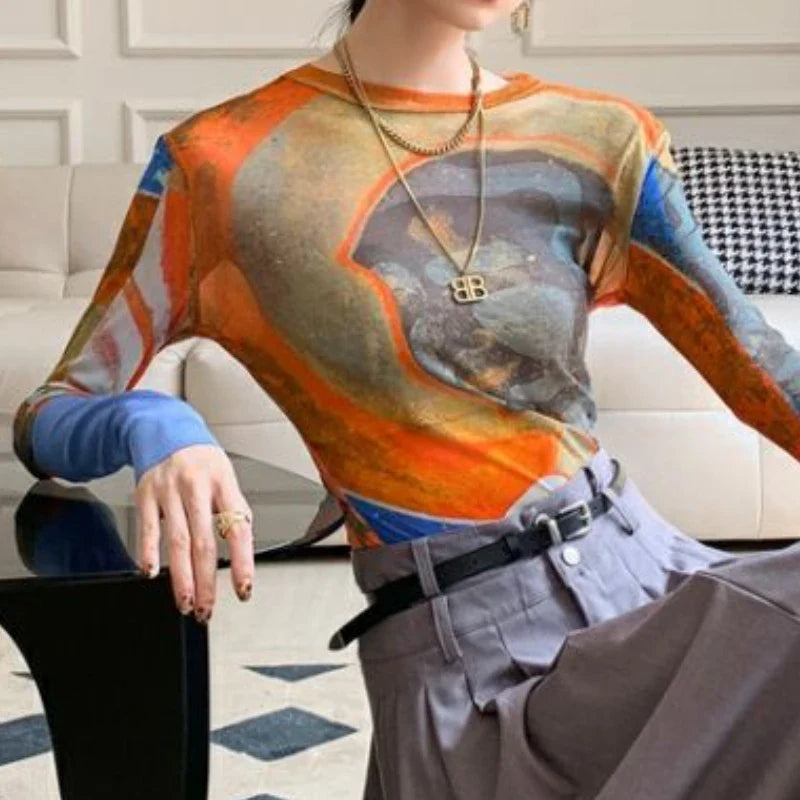 Vintage American Style Slim Fit T-Shirt