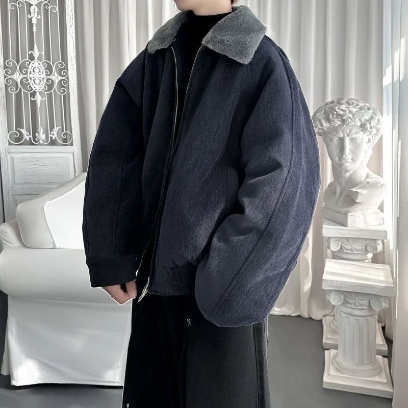 Winterjacke mit flauschigem Kragen