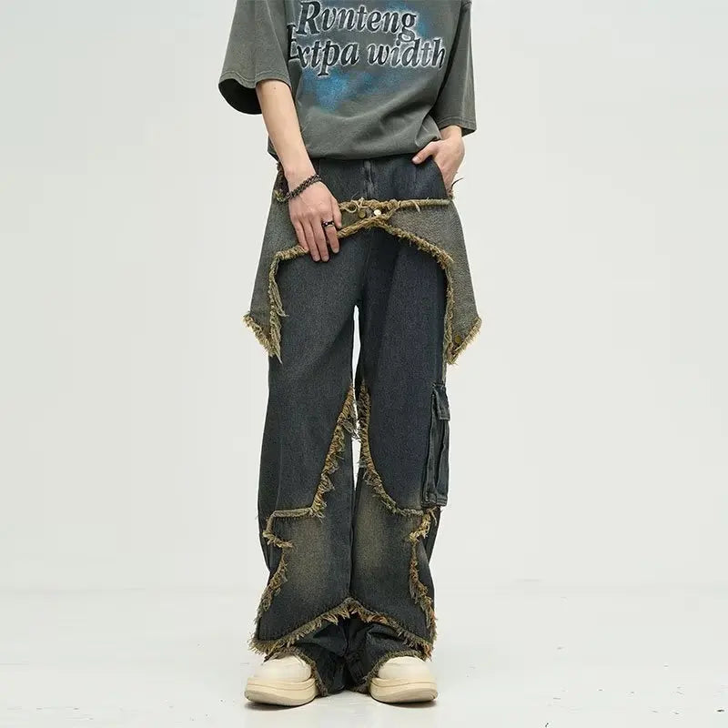 Retro-Design-Jeans im Work-&-Play-Stil, Five Star Straight Jeans