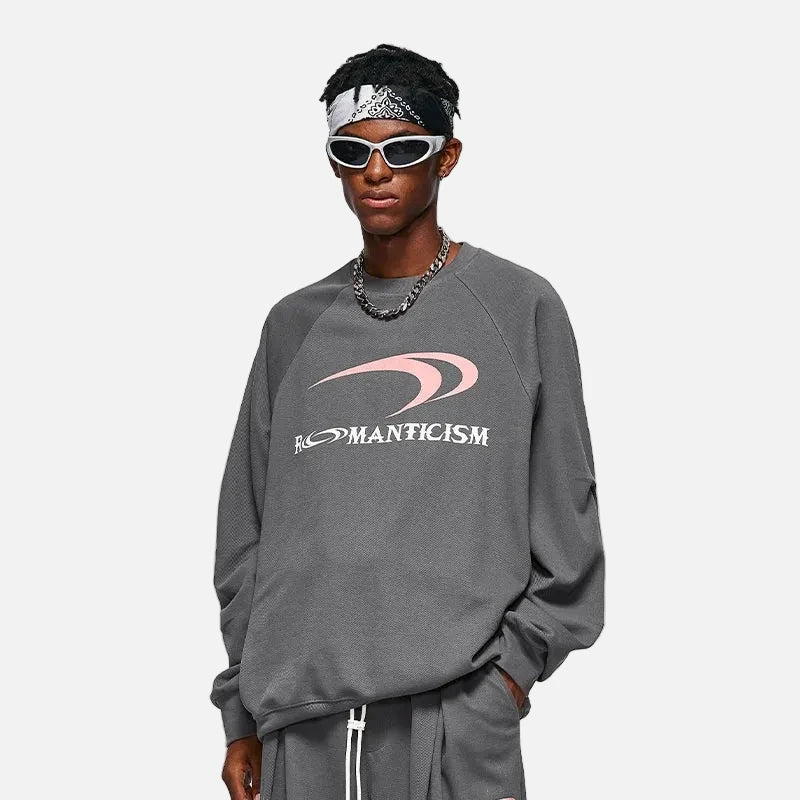 Sweatshirt im Stil der modernen Romantik