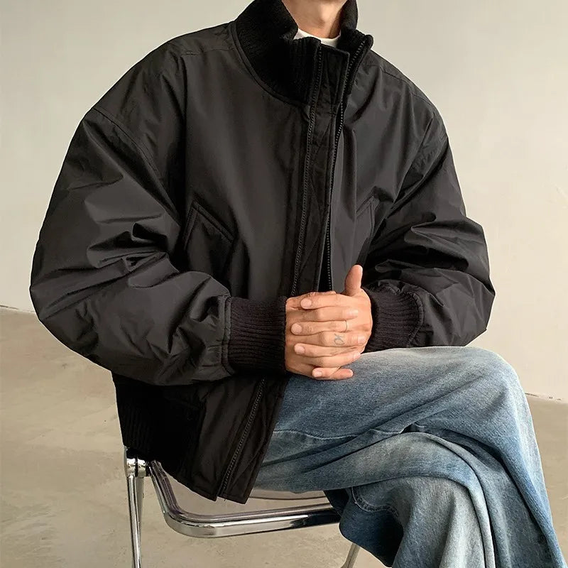 American Flight Bomberjacke mit Stehkragen