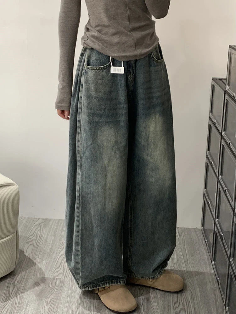 Retro Baggy Wide Leg Jeans