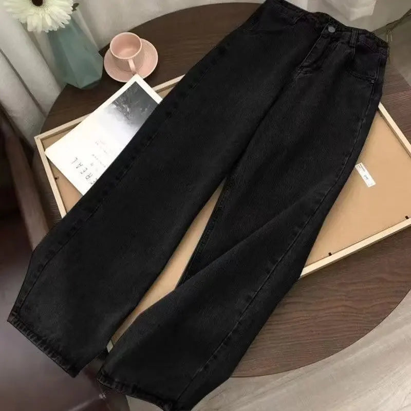 Y2K Retro Straight-Leg Jeans