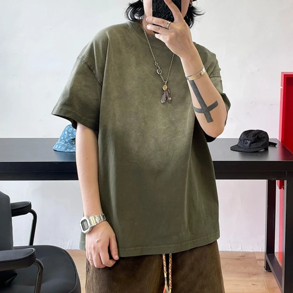 Oversized-T-Shirt mit Farbverlauf