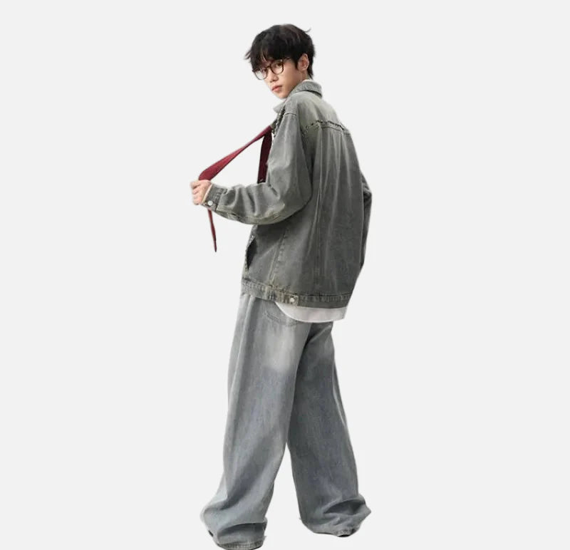 Veste en jean streetwear élégante