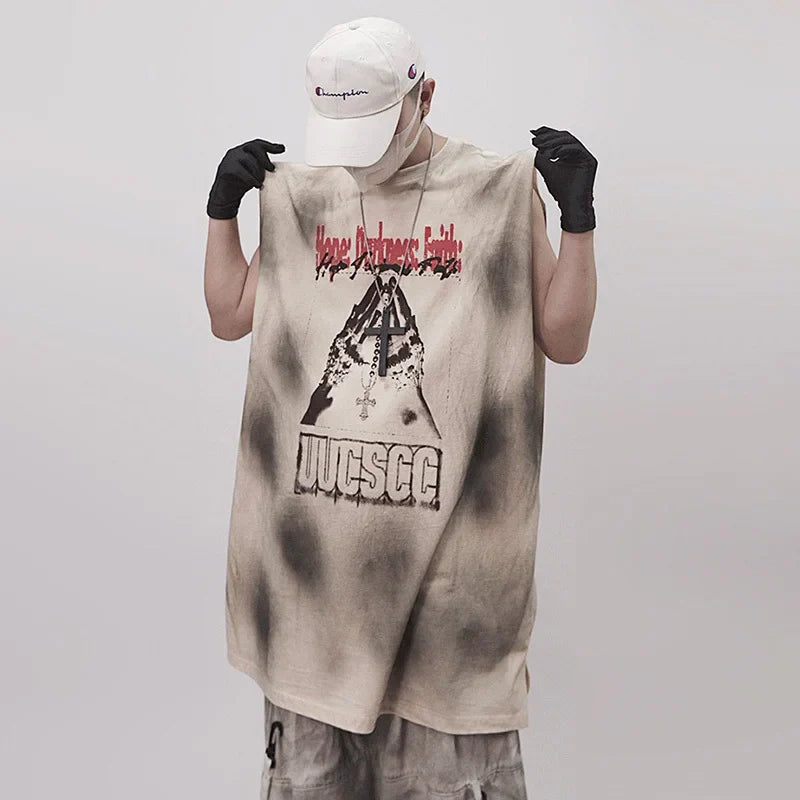 Trendiges ärmelloses Tanktop im Vintage-Stil