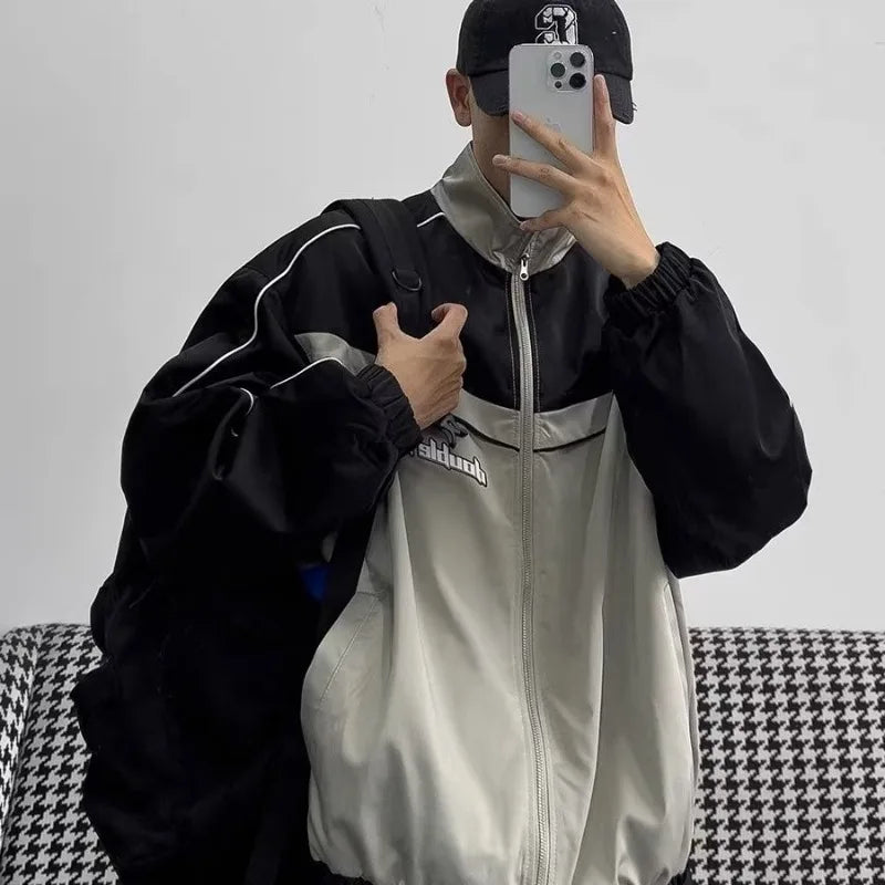 Veste coupe-vent vintage streetwear Charge