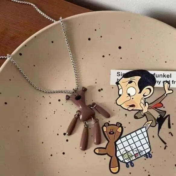 Curry Bear Vintage Hip Hop Necklace