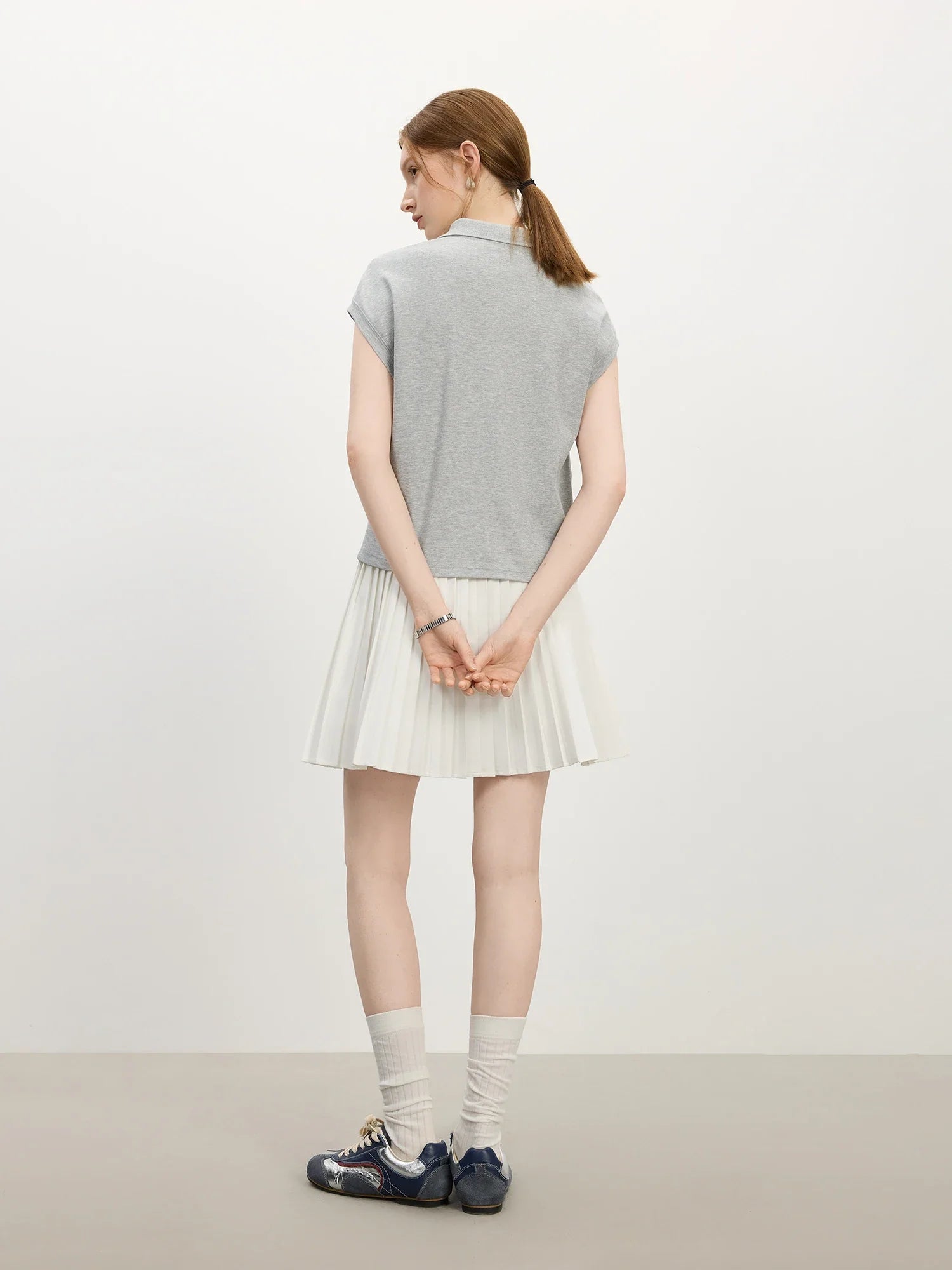 Damen-T-Shirt aus Leinenmischung, sommerlich, sportlich und jugendlich