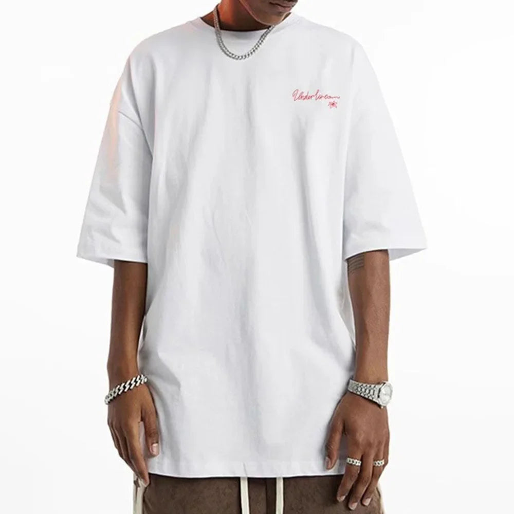 Y2K Featherlight Simple Loose Letters T-Shirt