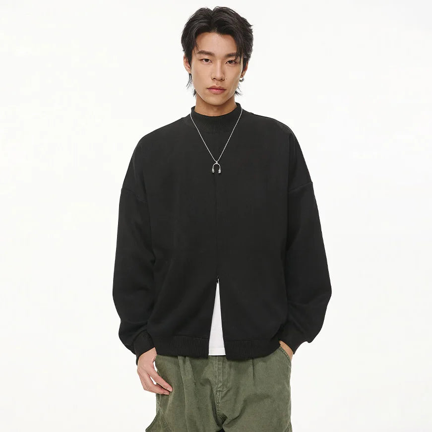 Stylisches Streetwear-Sweatshirt mit Reißverschluss