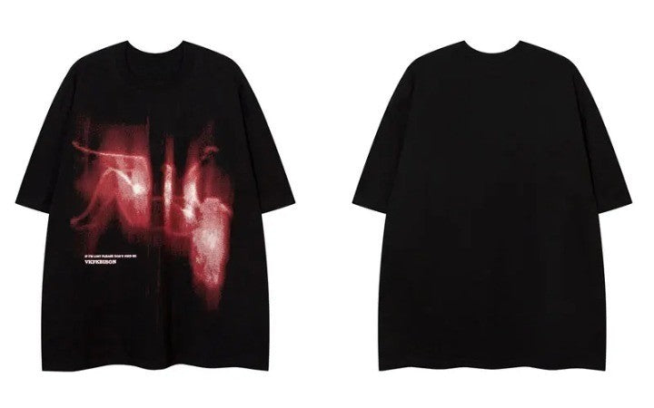 T-shirt grunge Falling Lady