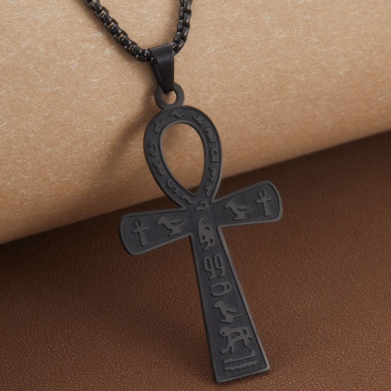 Retro Style Geometric Symbol Pendant Necklace
