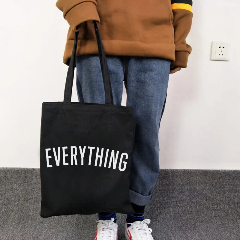 Sac cabas en toile écologique à imprimé punk