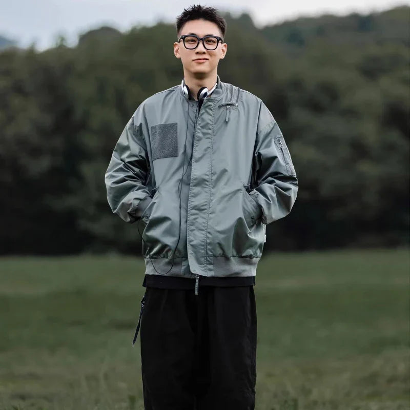 Veste de pilote américaine classique du printemps Y2K