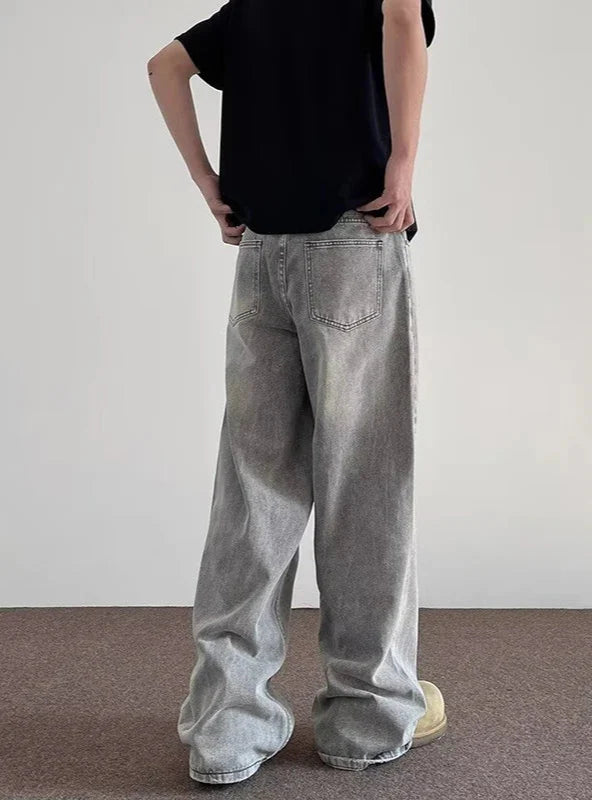 Y2K Essential Oversized Trendy Casual Denim Jeans