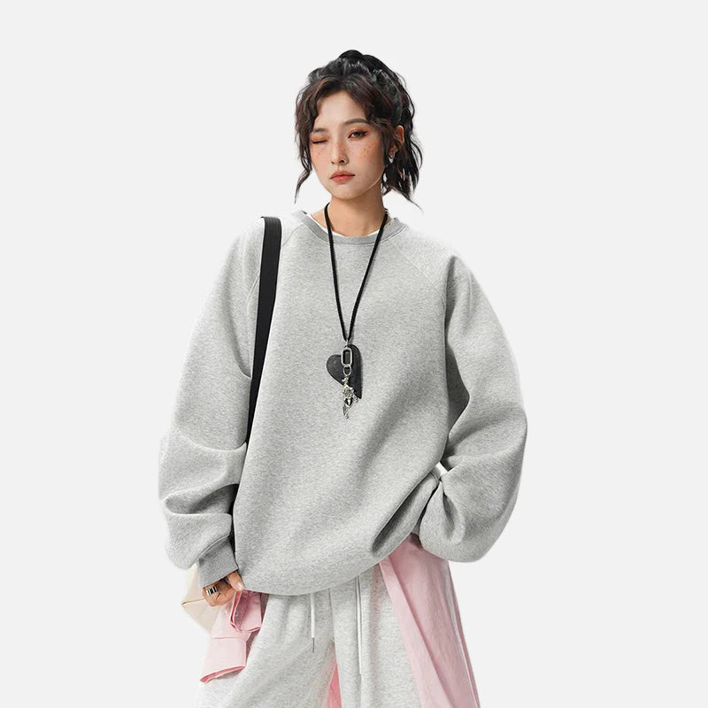 Streetwear Vielseitiges Rundhals-Sweatshirt