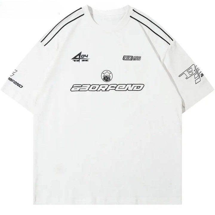 Y2k Oversized Racing T-shirt