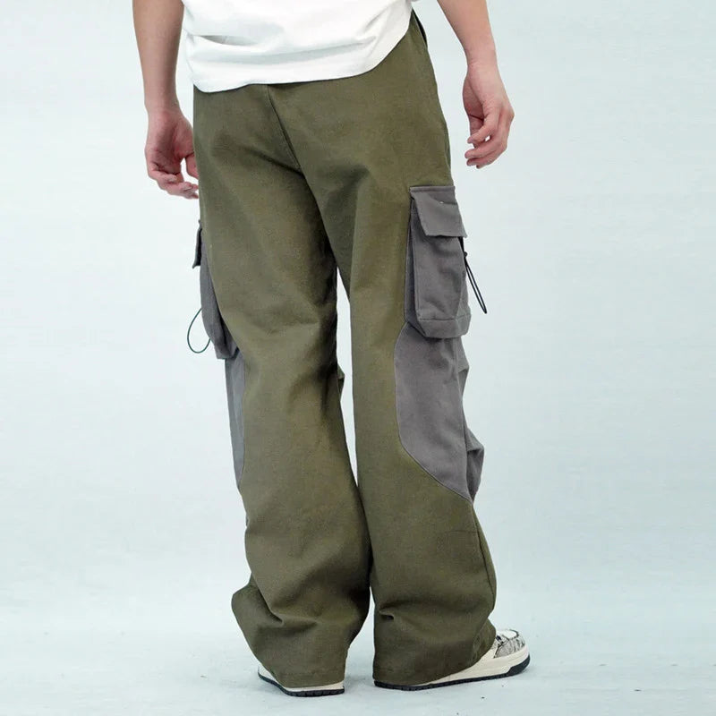 Utility Vibe grüne Cargohose im Safari-Stil