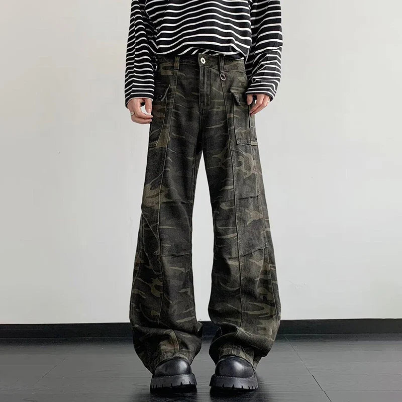 Herren-Camouflage-Freizeithose