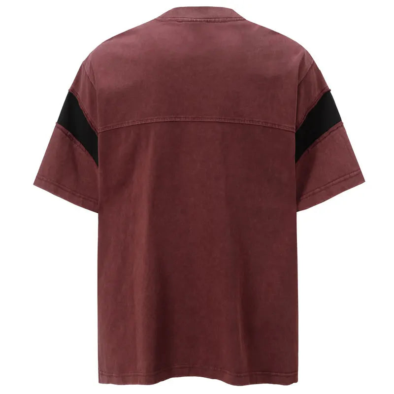 Y2k Grunge Patchwork Tee