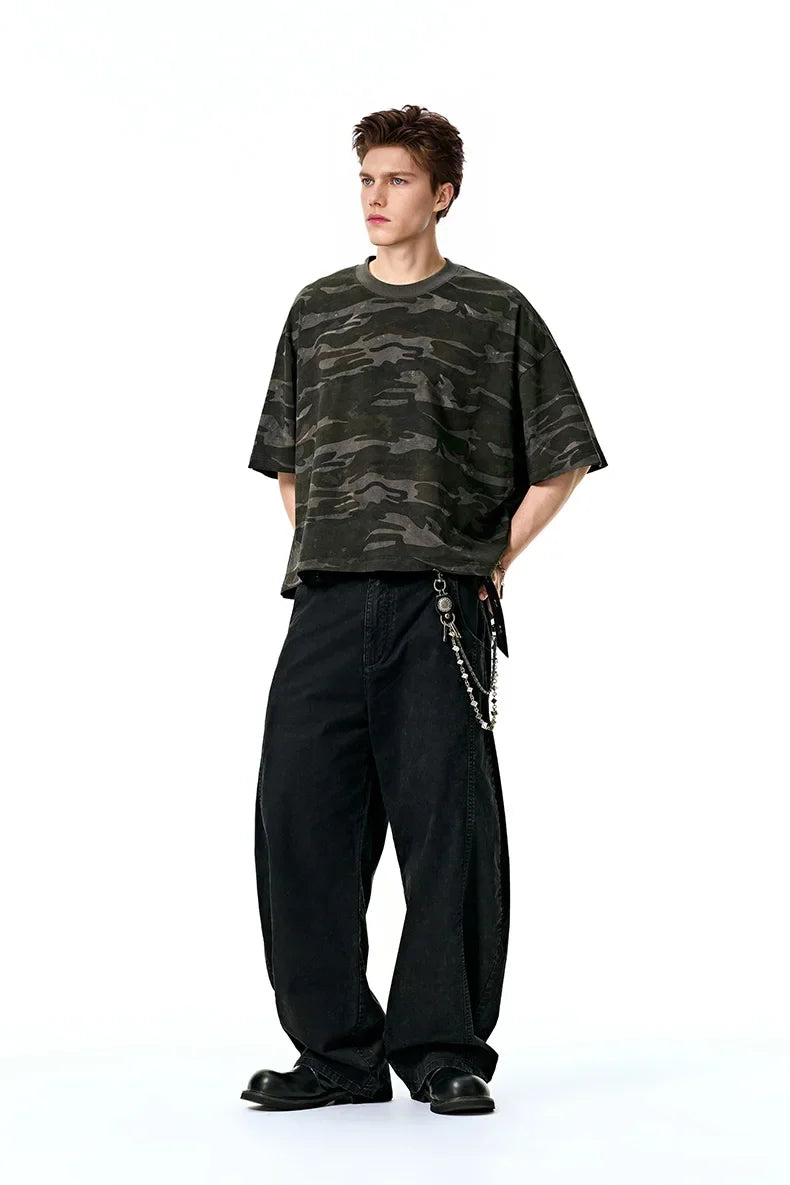 T-shirt oversize camouflage urbain