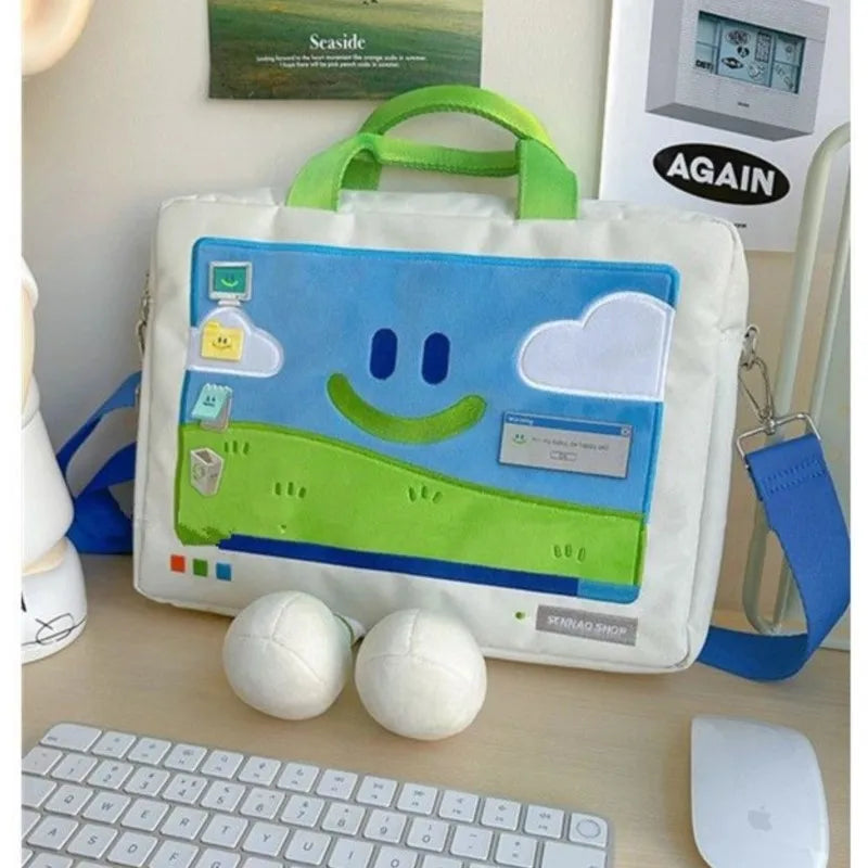 Sac pour ordinateur portable Y2K Sourire