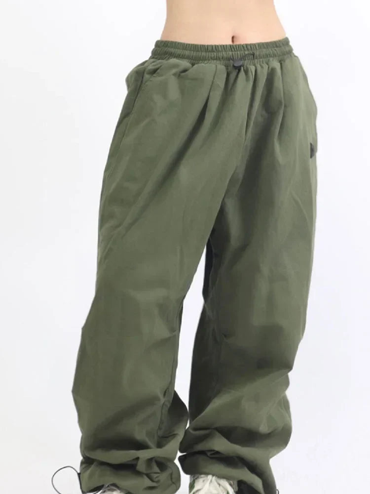 Techwear Cargo Oversized Fallschirmhose