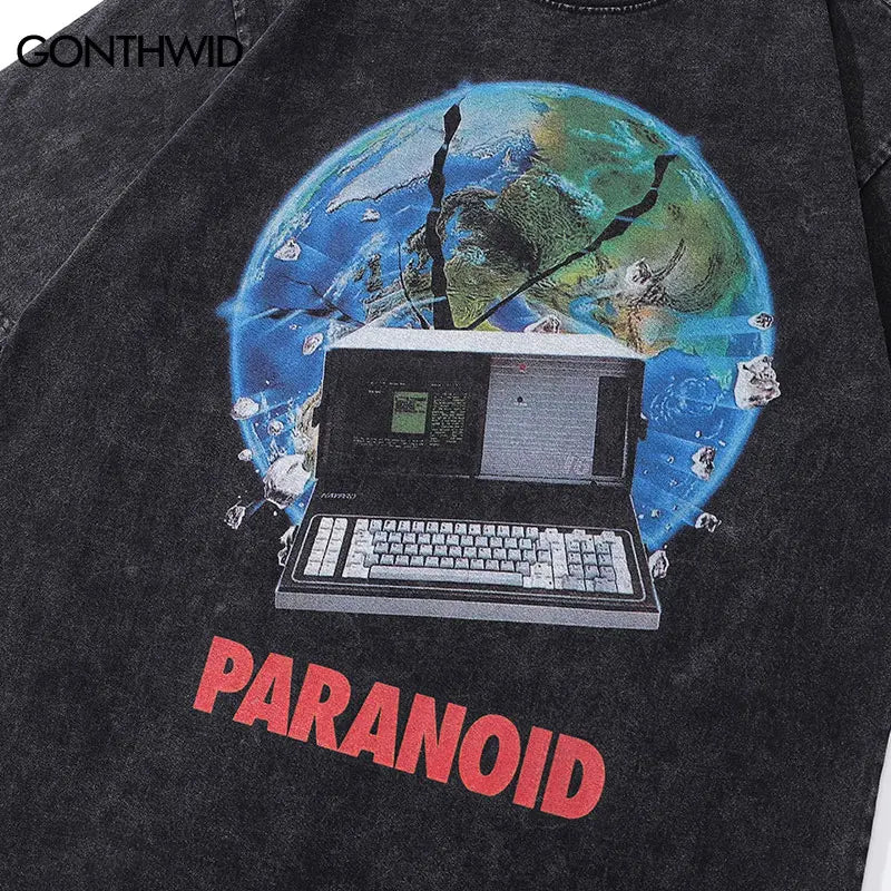 T-shirt oversize à imprimé graphique rétro vintage