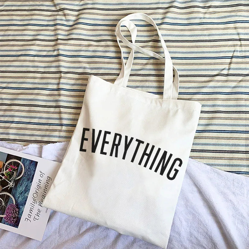 Sac cabas en toile écologique à imprimé punk