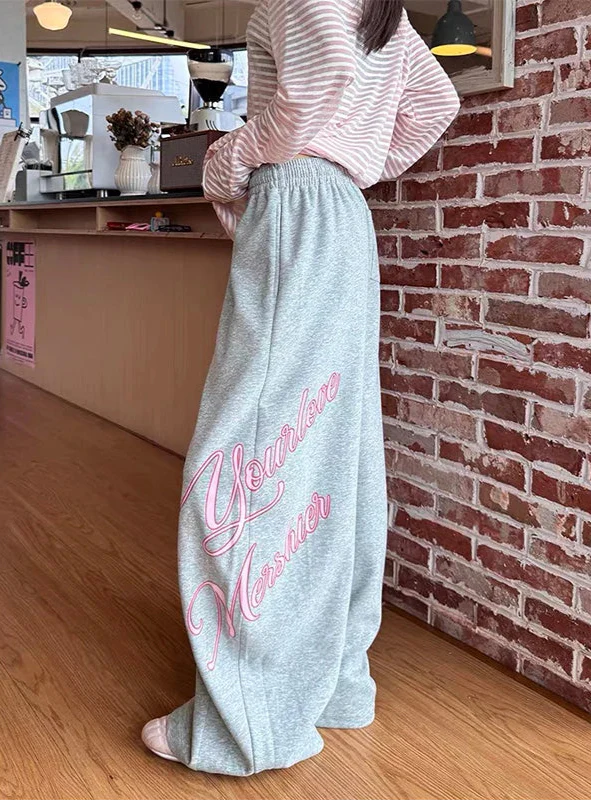 Trendige Jogginghose im Hip-Hop-Fallschirm-Patchwork-Stil mit elastischem Bund