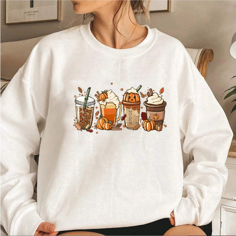 Gemütliches Sweatshirt für Herbstgetränke