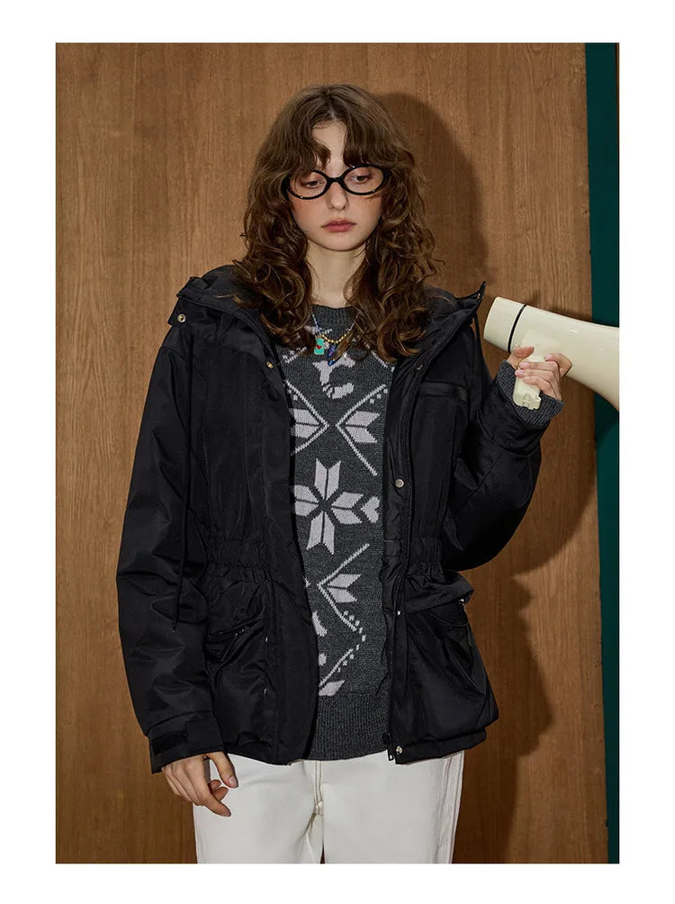 Streetwear American Style Down Fill Parka Jacket