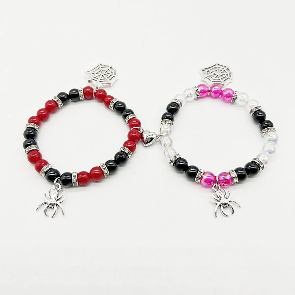 2 Pieces Magnetic Heart Bracelet