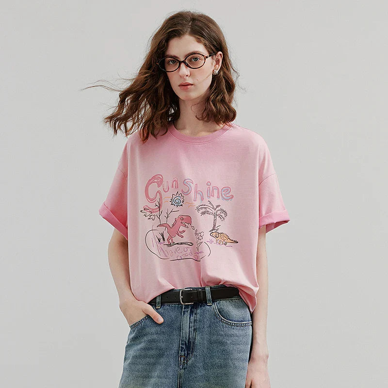 Lässiges Kurzarm-T-Shirt für den Sommer